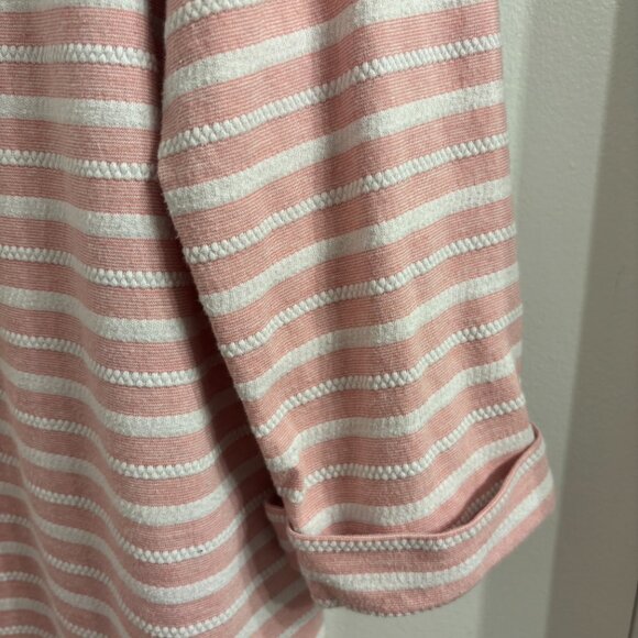 Denver Hayes Striped ¾ Sleeve Top - Picture 2 of 8